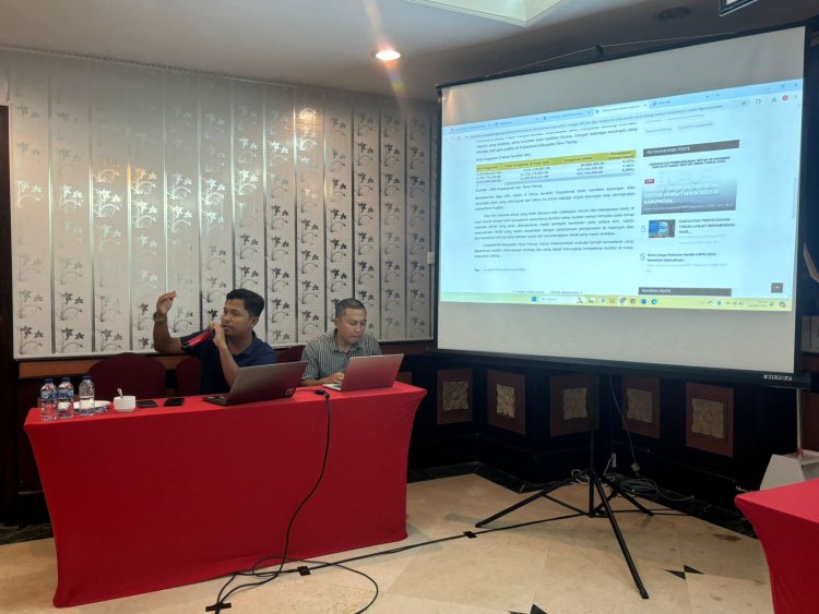 Transformasi Audit : Inspektorat Kabupaten Tana Tidung Melaksanakan Pelatihan Menulis LHP Bergaya Koran