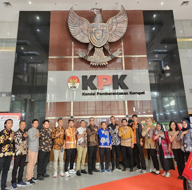 Mengejar Posisi satu MCP Se-Kaltara: Inspektorat Melaksanakan Rapat Koordinasi  Monitoring Center For Prevention (MCP) Komisi Pemberantasan Korupsi (KPK) RI Tahun 2024